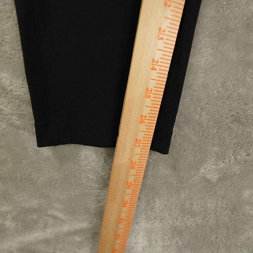 Lululemon On The Fly 7/8 Ankle Pants Size 2 Yoga Workout Black‎ Pockets Luxtreme